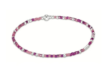 Hope Unwritten Sterling Bracelet - Pink Metallic