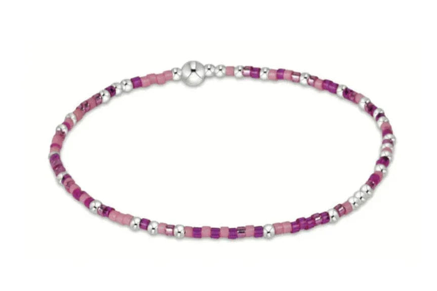 Hope Unwritten Sterling Bracelet - Pink Metallic
