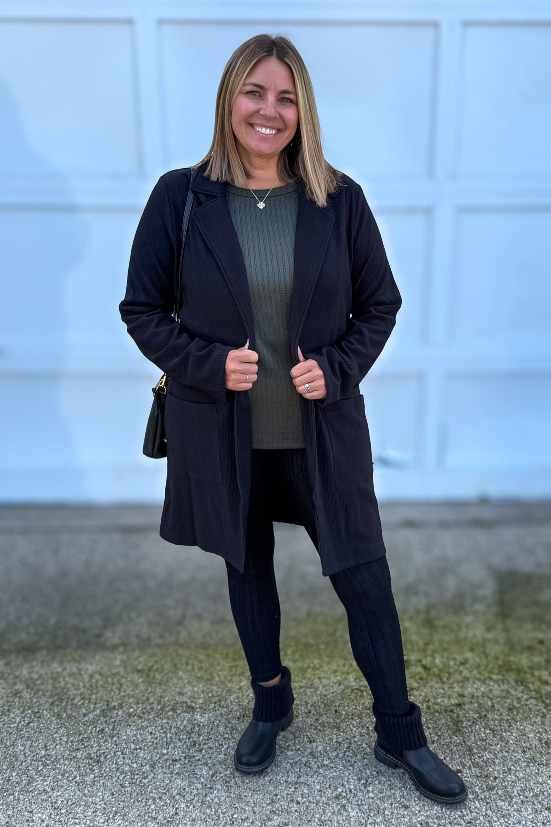 Black Light Weight Ottoman Coat