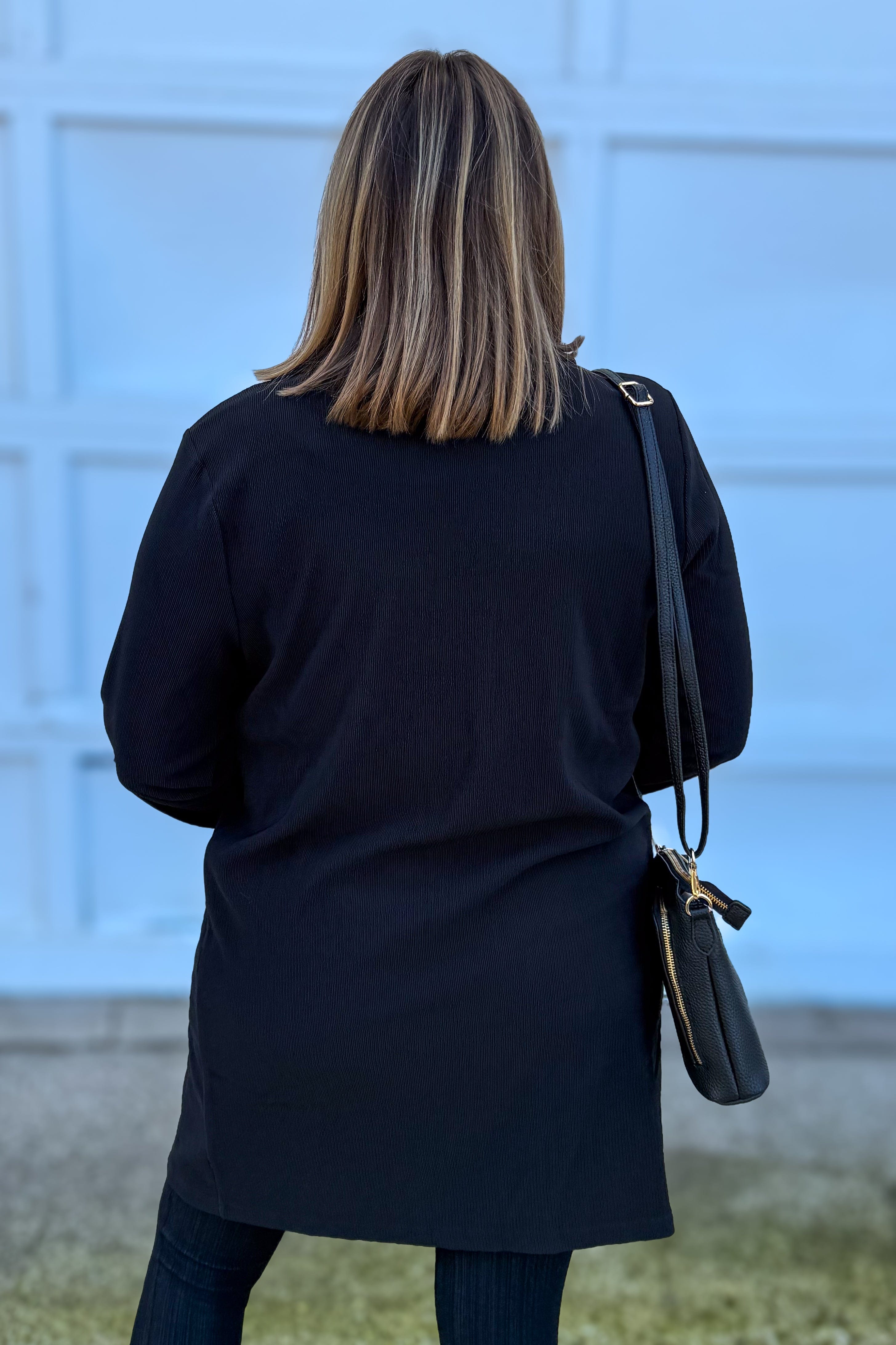 Black Light Weight Ottoman Coat