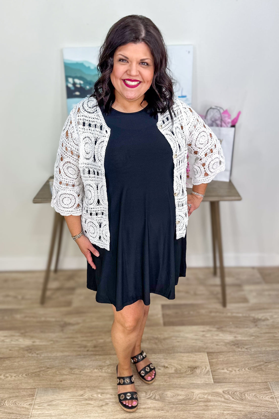 Black Tank Dress With Pockets